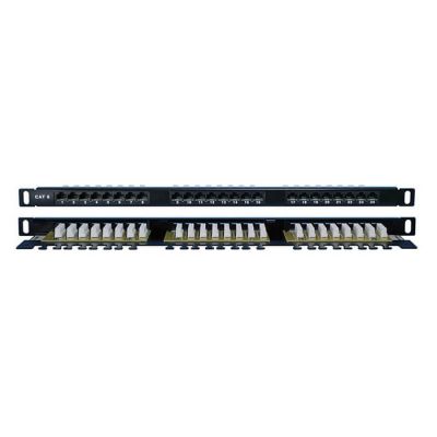 Hyperline PPHD-19-24-8P8C-C6-110D, патч-панель Hyperline PPHD-19-24-8P8C-C6-110D, патч-панель