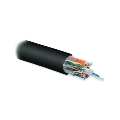 Hyperline UUTP25W-C5-S24-OUT-PE-BK, кабель витая пара